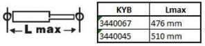 KYB 3440067 - Tlmič pruženia -