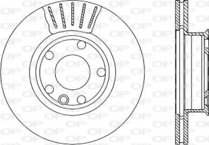 Open Parts BDR1589.20 - Brzdový kotúč -