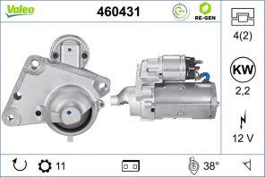 Valeo 460431 - Štartér -