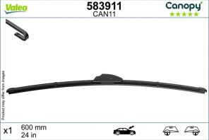 Valeo 583911 - Stieracia lišta -