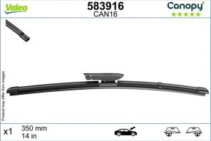 Valeo 583916 - Stieracia lišta -