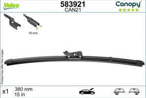 Valeo 583921 - Stieracia lišta -