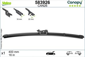 Valeo 583926 - Stieracia lišta -
