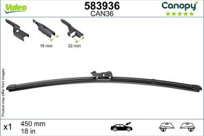 Valeo 583936 - Stieracia lišta -