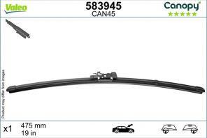 Valeo 583945 - Stieracia lišta -