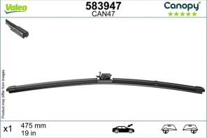 Valeo 583947 - Stieracia lišta -