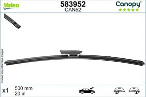 Valeo 583952 - Stieracia lišta -