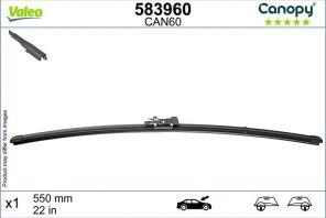 Valeo 583960 - Stieracia lišta -