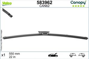 Valeo 583962 - Stieracia lišta -