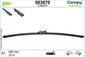 Valeo 583970 - Stieracia lišta -