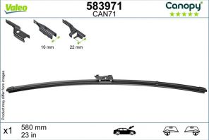 Valeo 583971 - Stieracia lišta -
