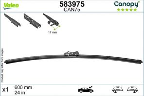 Valeo 583975 - Stieracia lišta -