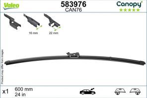Valeo 583976 - Stieracia lišta -