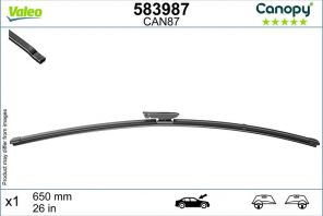 Valeo 583987 - Stieracia lišta -