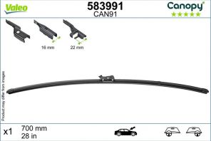 Valeo 583991 - Stieracia lišta -