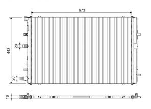 Valeo 701395 - Chladič vody -