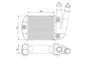 Valeo 818310 - Chladič plniaceho vzduchu -