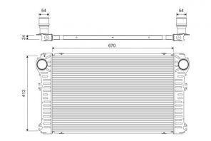 Valeo 818363 - Chladič plniaceho vzduchu -