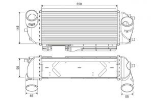 Valeo 818368 - Chladič plniaceho vzduchu -