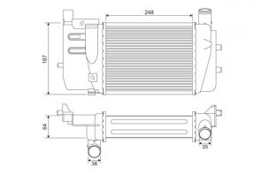 Valeo 818369 - Chladič plniaceho vzduchu -
