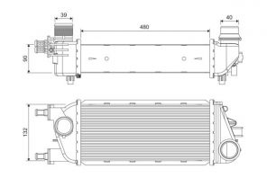 Valeo 818388 - Chladič plniaceho vzduchu -