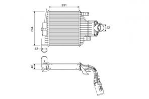 Valeo 818395 - Chladič plniaceho vzduchu -