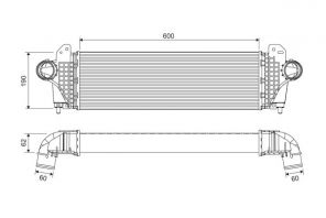 Valeo 818694 - Chladič plniaceho vzduchu -