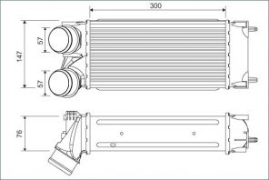 Valeo 822925 - Chladič plniaceho vzduchu -