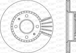 Open Parts BDR1708.20 - Brzdový kotúč -