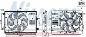 Nissens 85973 - Ventilátor motora -