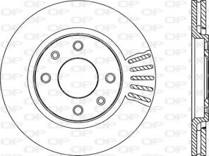 Open Parts BDR1714.20 - Brzdový kotúč -