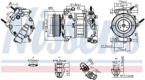 Nissens 890589 - Kompresor -