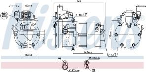 Nissens 890770 - Kompresor -