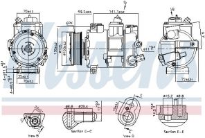 Nissens 890773 - Kompresor -