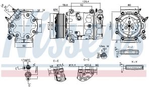 Nissens 890780 - Kompresor -