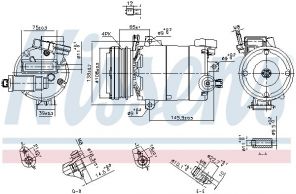 Nissens 890794 - Kompresor -