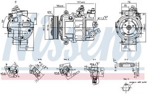 Nissens 890893 - Kompresor -