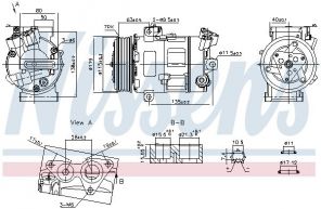 Nissens 890947 - Kompresor -