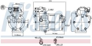 Nissens 891022 - Kompresor -
