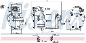 Nissens 891023 - Kompresor -