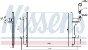 Nissens 940909 - Kondenzátor -