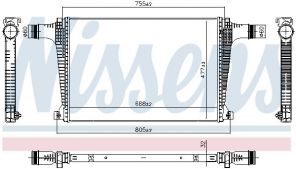 Nissens 961594 - Chladič plniaceho vzduchu -