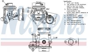Nissens 98299 - Ventil AGR/EGR -