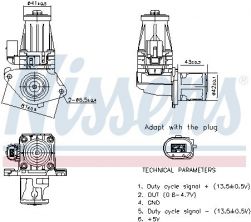 Nissens 98377 - Ventil AGR/EGR -