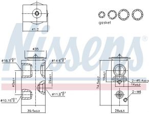 Nissens 999426 - Ventil
