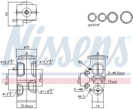Nissens 999428 - Ventil