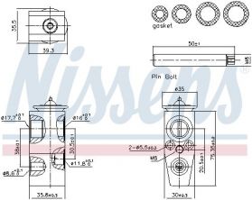 Nissens 999445 - Ventil