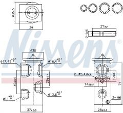Nissens 999453 - Ventil