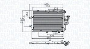 Magneti Marelli 350203891000 - Kondenzátor