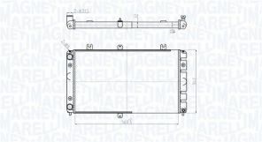 Magneti Marelli 350213181400 - Chladič vody